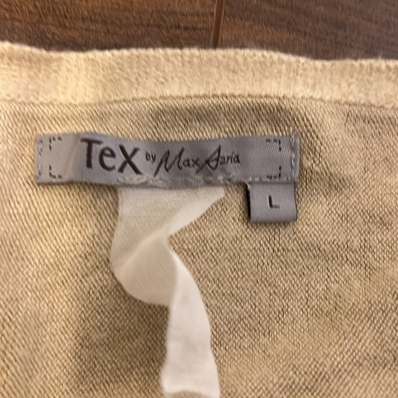TeX Max Azria Waterfall Sweater Cardigan, Sz. L. - Picture 7 of 7